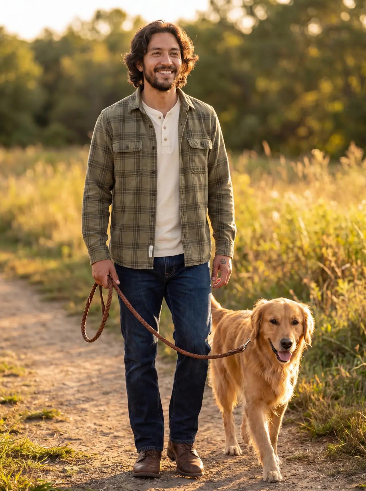 Morning dog walk